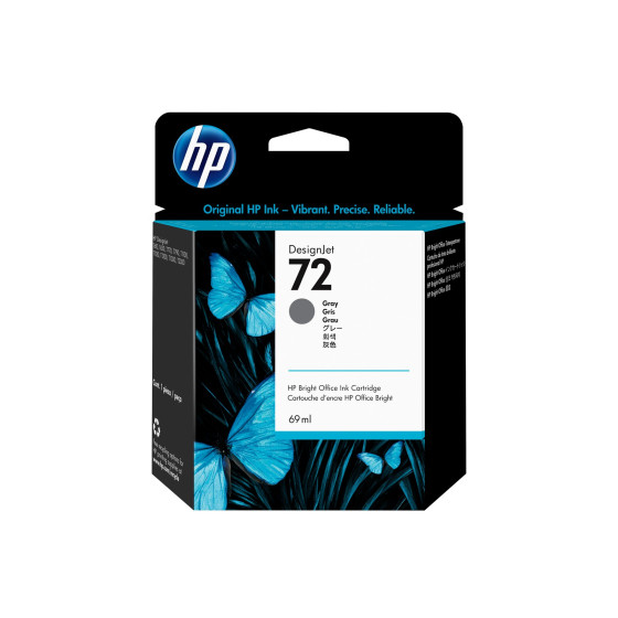 Cartouche d'encre HP 72 gris 69 ml - HP d'origine (C9401A)