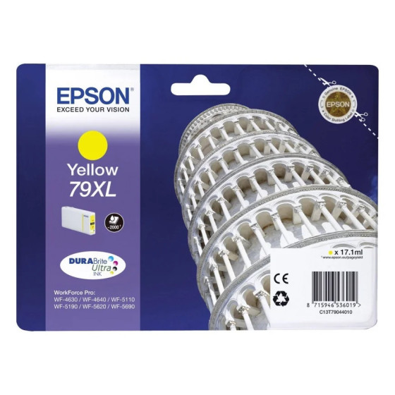 Cartouche d'encre Epson 79XL jaune - Epson "tour de pise" d'origine (C13T79044010)