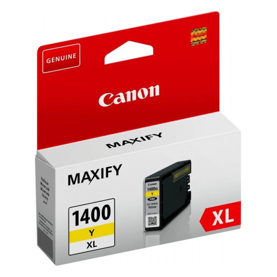 Cartouche d'encre Canon PGI-1400XL Y jaune - grande capacité Canon d'origine (9204B001AA)