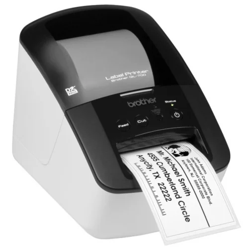 Imprimante d'étiquettes professionnelle Brother (QL-700) - Imprimantes de ticket - Rightech - le bon choix