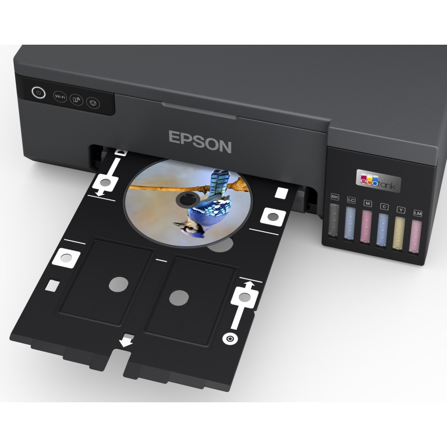 Imprimante Photo Epson EcoTank L8050 ( +impression sur cartes PVC) (C11CK37403)
