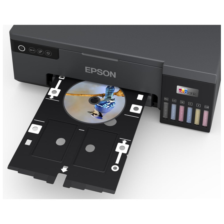 Imprimante Photo Epson EcoTank L8050 ( +impression sur cartes PVC) (C11CK37403)