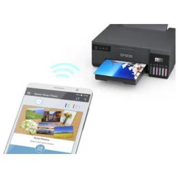 Epson EcoTank L8050 Imprimante Photo ( +impression sur cartes PVC) (C11CK37403)
