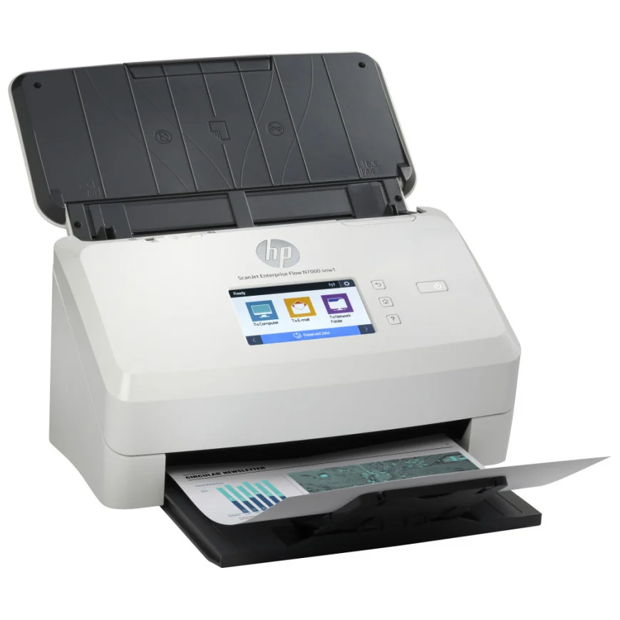 Interface écran tactile Scanner HP N7000