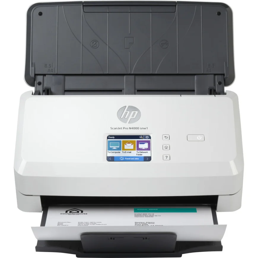 Vue de dessus HP ScanJet Pro N4000