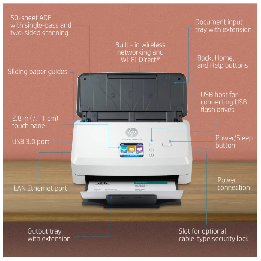 HP ScanJet Pro N4000 SNW1