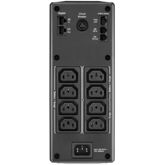 Onduleur line-interactive APC Back-UPS Pro BR1600MI - 960 W / 1600VA - 8 sorties C13