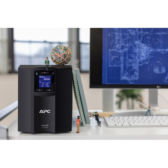 Onduleur line-interactive APC Smart-UPS smc 1 KVA - 230V avec smartconnect (SMC1000IC)