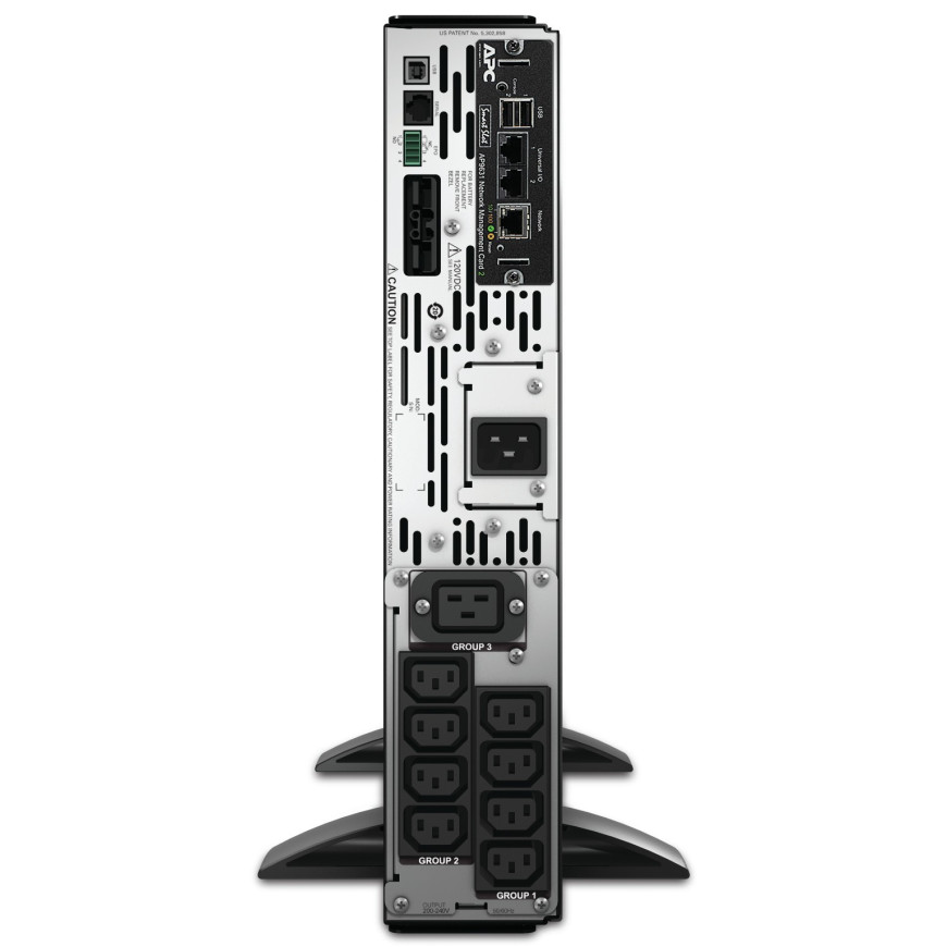Onduleur line interactive APC Smart-UPS X 3000VA rack/tower LCD 200-240V avec carte réseau