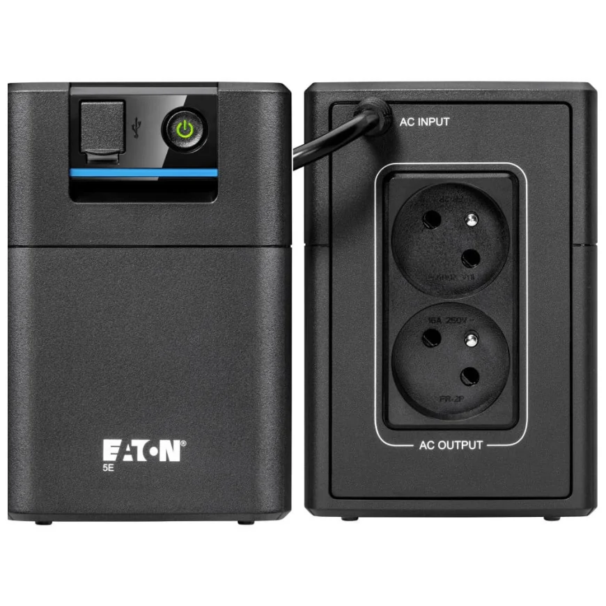 ONDULEUR LINE-INTERACTIVE EATON 5E 900 USB GEN2 - 480 W / 900 VA - 2 PRISES FR (5E900UF)