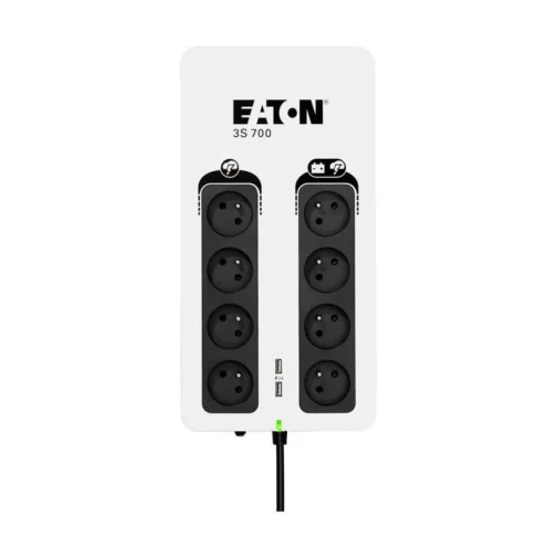 ONDULEUR OFF-LINE UPS EATON 3S GÉN2 - 420 W / 700 VA - 8 PRISES FR + 2 USB (3S700F) ONDULEUR OFF-LINE UPS EATON 3S GÉN2 - 420 W / 700 VA - 8 PRISES FR + 2 USB (3S700F) - Onduleur Off line - Rightech - le bon choix