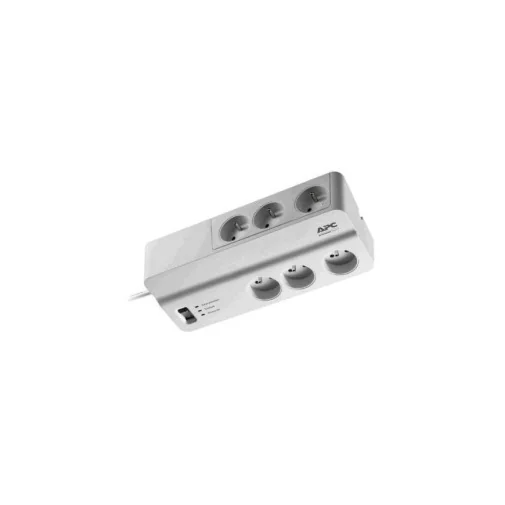 MULTIPRISE APC ESSENTIAL SURGEARREST PARAFOUDRE 6 PRISES 230V MULTIPRISE APC ESSENTIAL SURGEARREST PARAFOUDRE (PM6-FR) - Prise parafoudre - Rightech - le bon choix