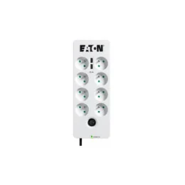 MULTIPRISE PARASURTENSEUR EATON BOÎTIER DE PROTECTION PB8TUF 8 PRISES AVEC 2 PORTES DE TÉLÉPHONE