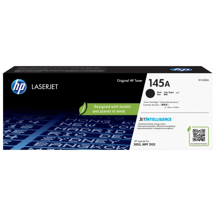 HP 145A NOIR (W1450A) - TONER HP LASERJET D'ORIGINE