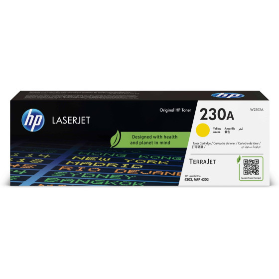 Toner HP 230A jaune (W2302A) - HP LaserJet d'origine