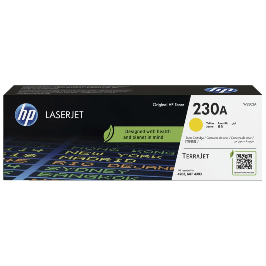 HP 230A JAUNE (W2302A) - TONER HP LASERJET D'ORIGINE