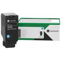 LEXMARK CX735 CARTOUCHE DE TONER DU PROGRAMME DE RETOUR CYAN (81C8XC0)