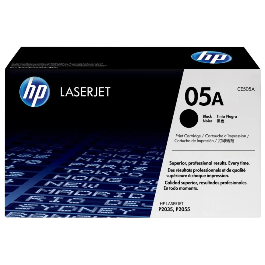 HP 05A NOIR (CE505A) - TONER HP LASERJET D'ORIGINE