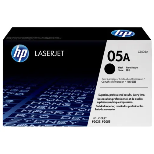 HP 05A NOIR (CE505A) - TONER HP LASERJET D'ORIGINE HP 05A NOIR (CE505A) - TONER HP LASERJET D'ORIGINE - Toner Original - Rightech - le bon choix