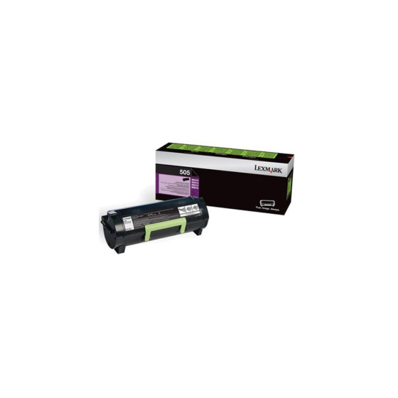Cartouche de toner Lexmark 505 - (1500 pages) - noir (50F5000)