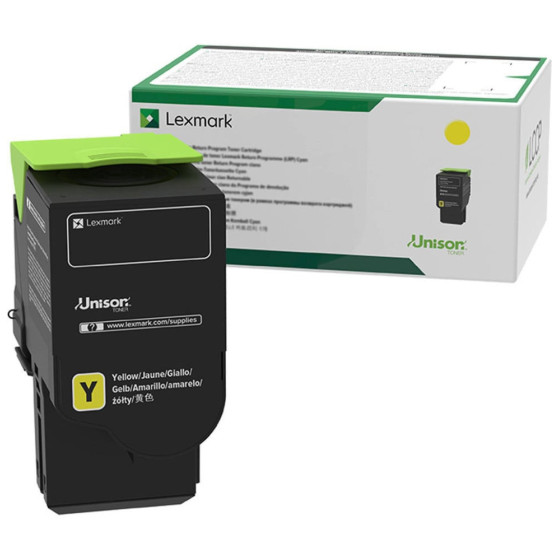 Cartouche de toner Lexmark CS/CX421 52X 62X jaune 1 400 pages - d'origine (78C50Y0)