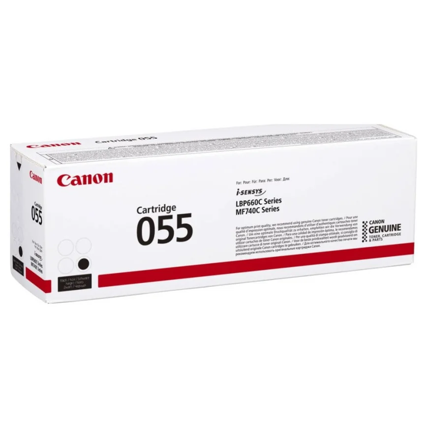 CANON 055 CARTOUCHE DE TONER 1 PIÈCE(S) ORIGINAL NOIR (3016C002AA)