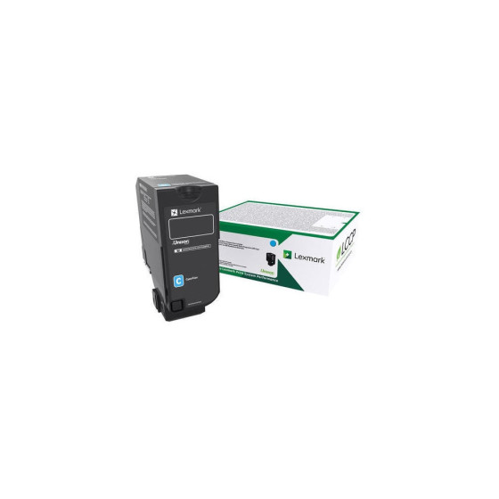 Cartouche de toner Lexmark CS720, CS/CX725 cyan - d'origine (74C50C0)