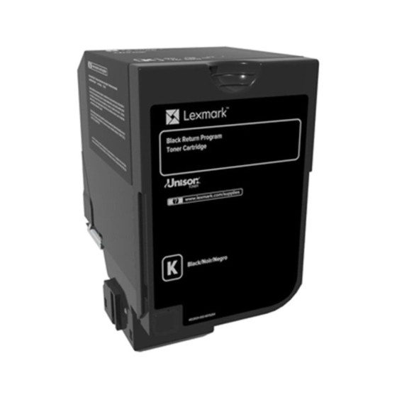 Toner Lexmark CS720, CS/CX725 noir - Lexmark programme de retour (74C50K0)