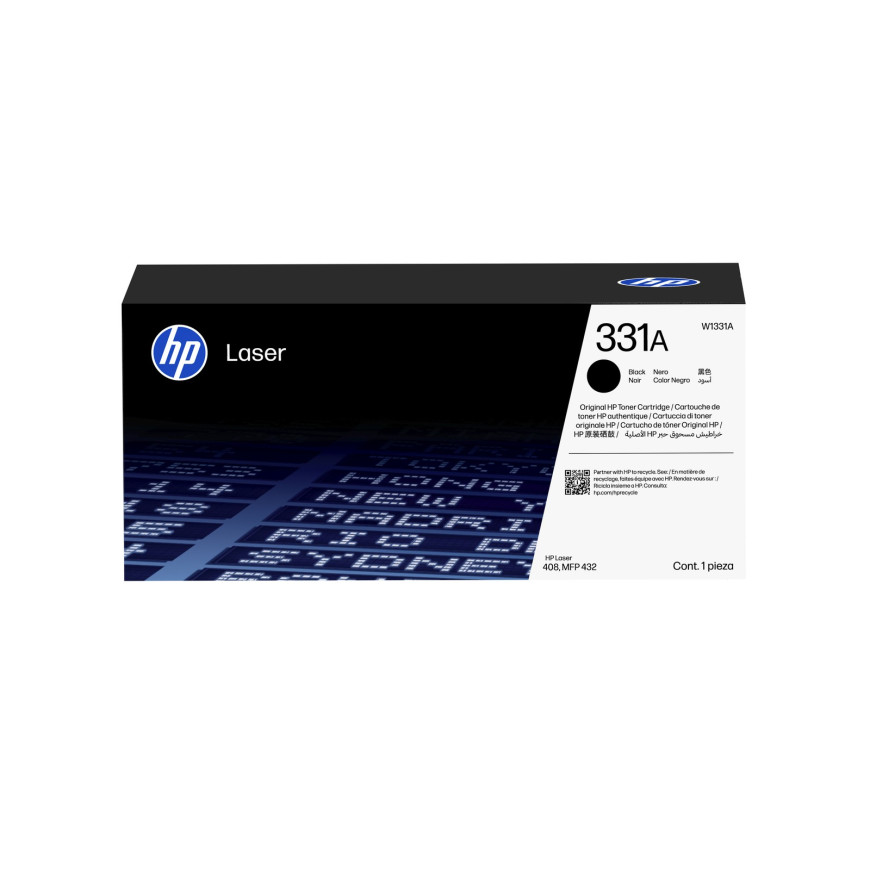 Toner HP 331A noir (W1331A) - HP LaserJet d'origine