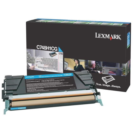 Toner Lexmark C748 cyan - Lexmark programme de retour (C748H1CG)