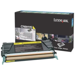 LEXMARK C748 JAUNE - TONER LEXMARK PROGRAMME DE RETOUR (C748H1YG)