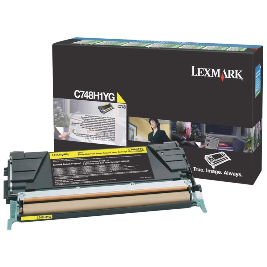 Toner Lexmark C748 jaune - Lexmark programme de retour (C748H1YG)