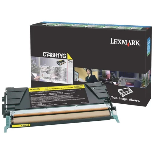 LEXMARK C748 JAUNE - TONER LEXMARK PROGRAMME DE RETOUR (C748H1YG) LEXMARK C748 JAUNE - TONER LEXMARK PROGRAMME DE RETOUR (C748H1YG) - Toner Original - Rightech - le bon choix
