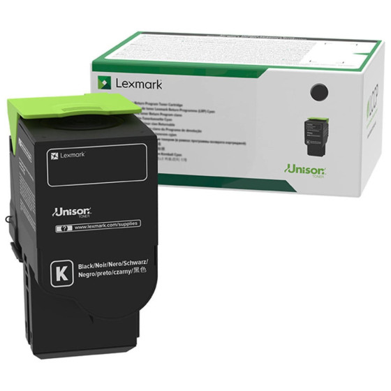 Cartouche de toner Lexmark CS/CX421, 52X, 62X noir 8 500 pages - d'origine (78C5XK0)