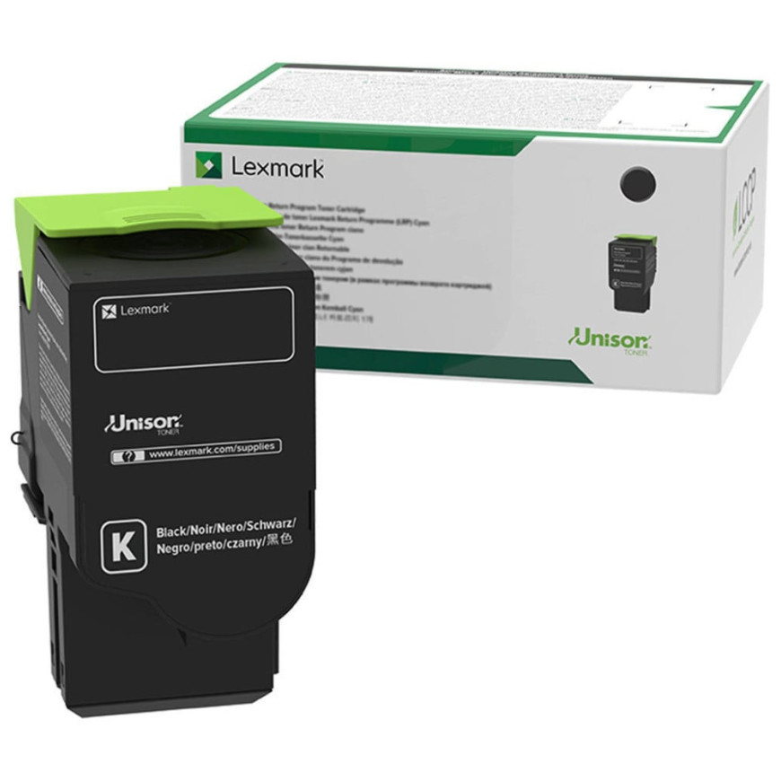 Cartouche de toner Lexmark CS/CX421, 52X, 62X noir 8 500 pages - d'origine (78C5XK0)