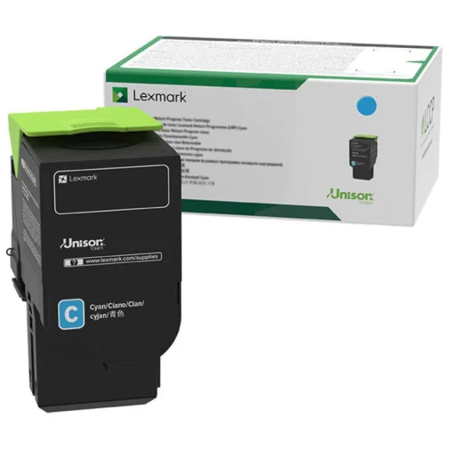 LEXMARK CS/CX421, 52X, 62X CYAN - CARTOUCHE DE TONER D'ORIGINE (78C5XC0) - Toner Original - Rightech - le bon choix
