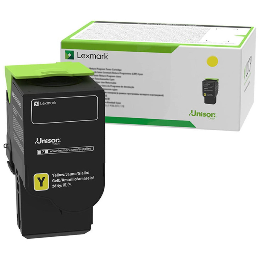 Cartouche de toner Lexmark CS/CX421, 52X, 62X jaune 5 000 pages - d'origine (78C5XY0)