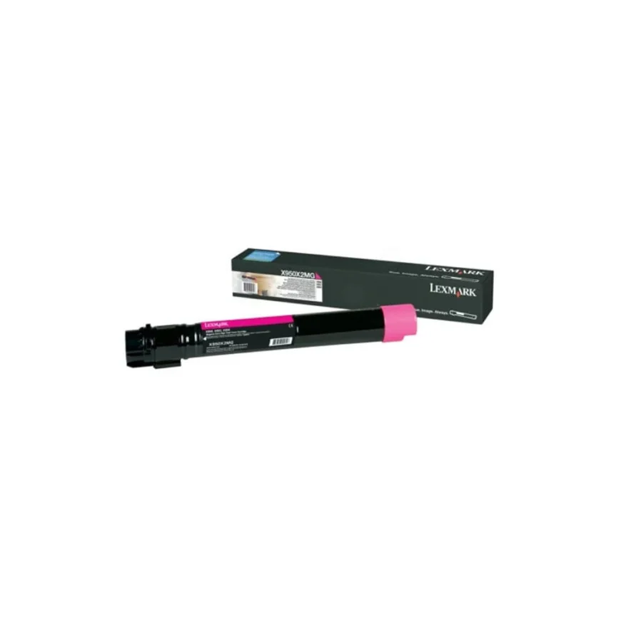LEXMARK X950/952/954 MAGENTA - CARTOUCHE DE TONER D'ORIGINE (X950X2MG)