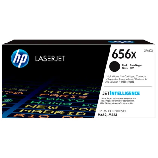 HP 656X NOIR - TONER GRANDE CAPACITÉ HP LASERJET D'ORIGINE (CF460X) - Toner Original - Rightech - le bon choix