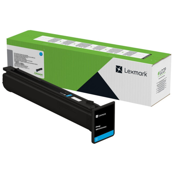 Cartouche de toner Lexmark CS963, CX961, 962, 963 programme de retour cyan (77L5HC0)