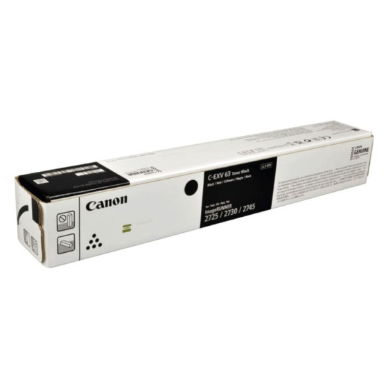 Cartouche de toner Canon c-exv 63 1 pièce(s) original noir (5142C002AA)