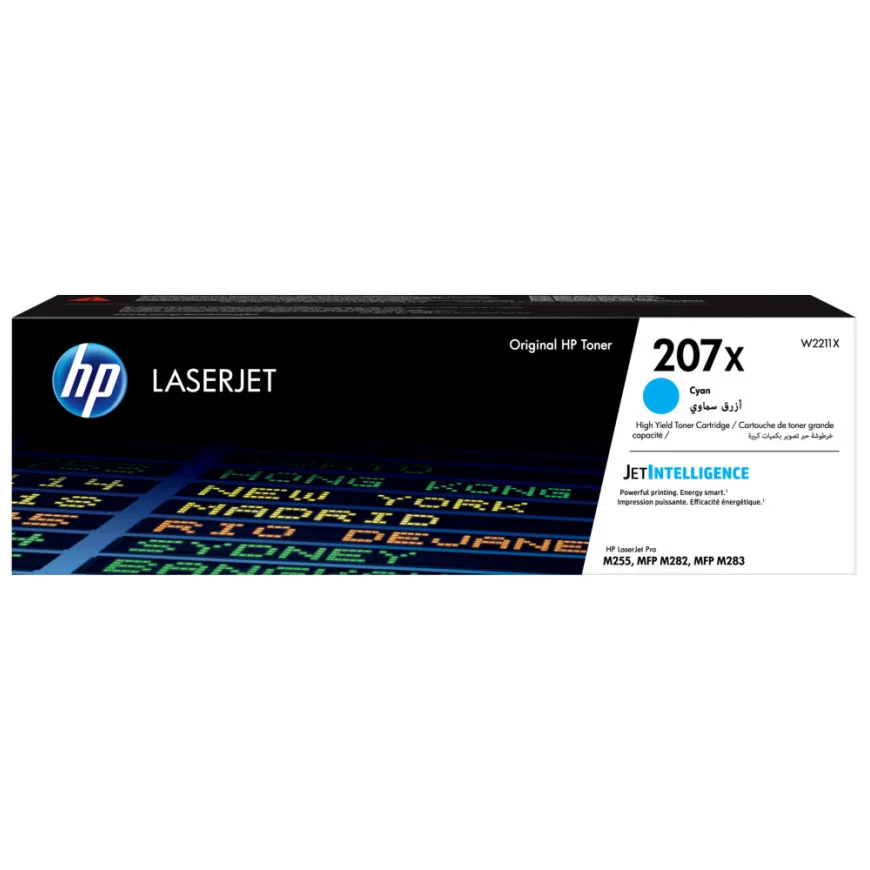 HP TONER CYAN LASERJET 207X AUTHENTIQUE GRANDE CAPACITÉ TONER CYAN LASERJET HP 207X AUTHENTIQUE GRANDE CAPACITÉ (W2211X)