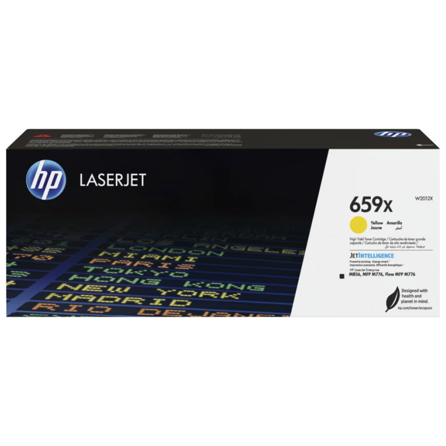 HP 659X JAUNE (W2012X) - TONER HP LASERJET D'ORIGINE