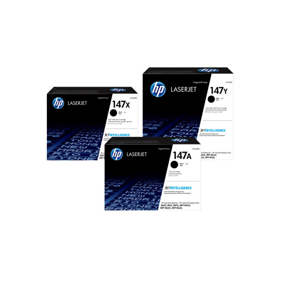 Toner HP noir extra grande capacité LaserJet authentique 147Y (W1470Y)