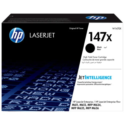 HP 147X NOIR - TONER HP LASERJET D'ORIGINE À GRANDE CAPACITÉ (W1470X) - Toner Original - Rightech - le bon choix
