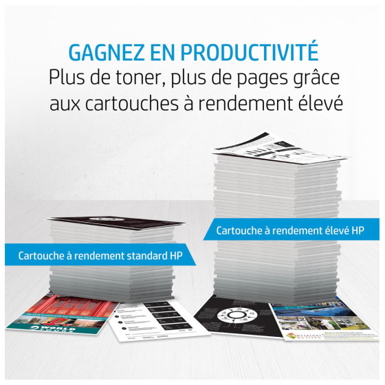 Toner HP 147X noir - HP LaserJet d'origine à grande capacité (W1470X)