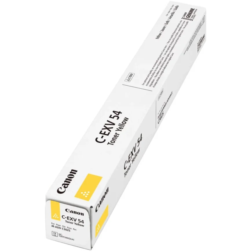 CANON C-EXV54 JAUNE - TONER CANON D'ORIGINE (1397C002AB)