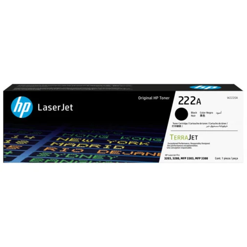 HP 222A NOIR (W2220A) - TONER HP LASERJET D'ORIGINE - Toner Original - Rightech - le bon choix
