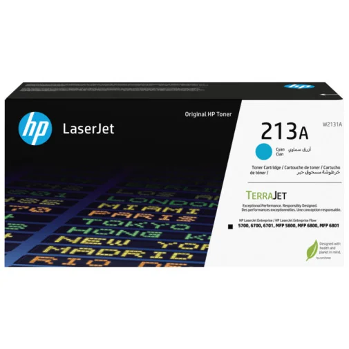 HP 213A CYAN (W2131A) - TONER HP LASERJET D'ORIGINE HP 213A CYAN (W2131A) - TONER HP LASERJET D'ORIGINE - Toner Original - Rightech - le bon choix