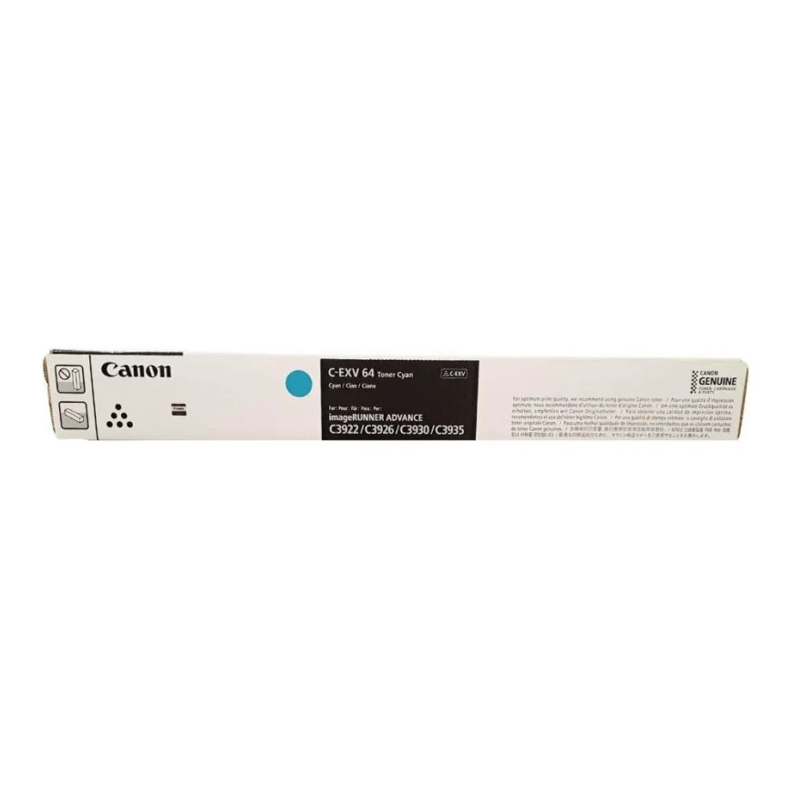 CANON C-EXV 64 CARTOUCHE DE TONER 1 PIÈCE(S) ORIGINAL CYAN (5754C002)